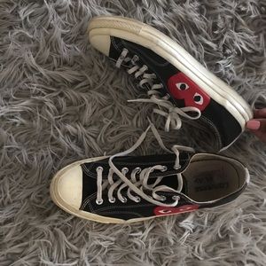 Converse x Comme Des Garçons black and white